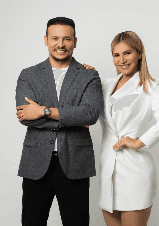 Praxedy Rojas junto al Dr. Libardo Lambraño